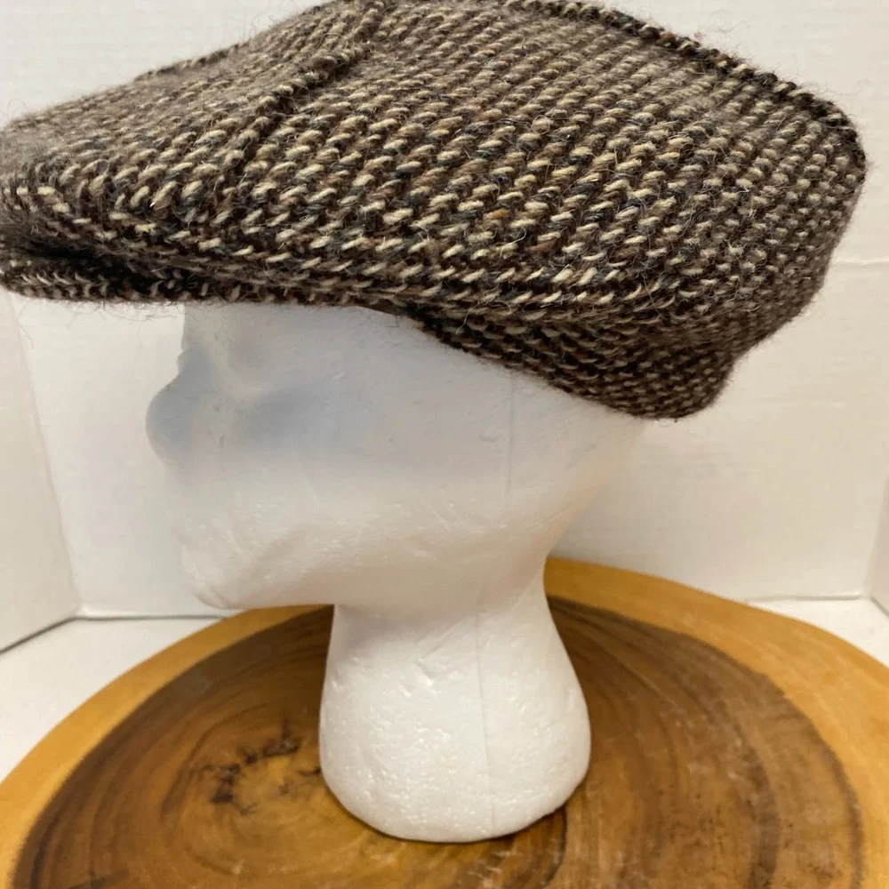 Huntington handmade by Millars Wool Paperboy Cap News Boy Cap Peaky Blinders